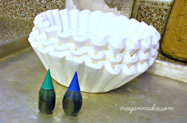 How to Dye Coffee Filters