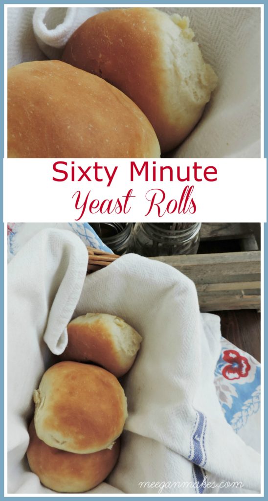 Sixty Minute Yeast Rolls from Scratch