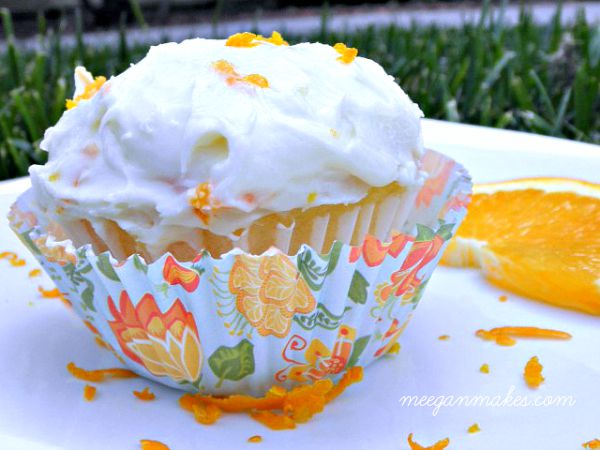 orange cupcakes from scratch