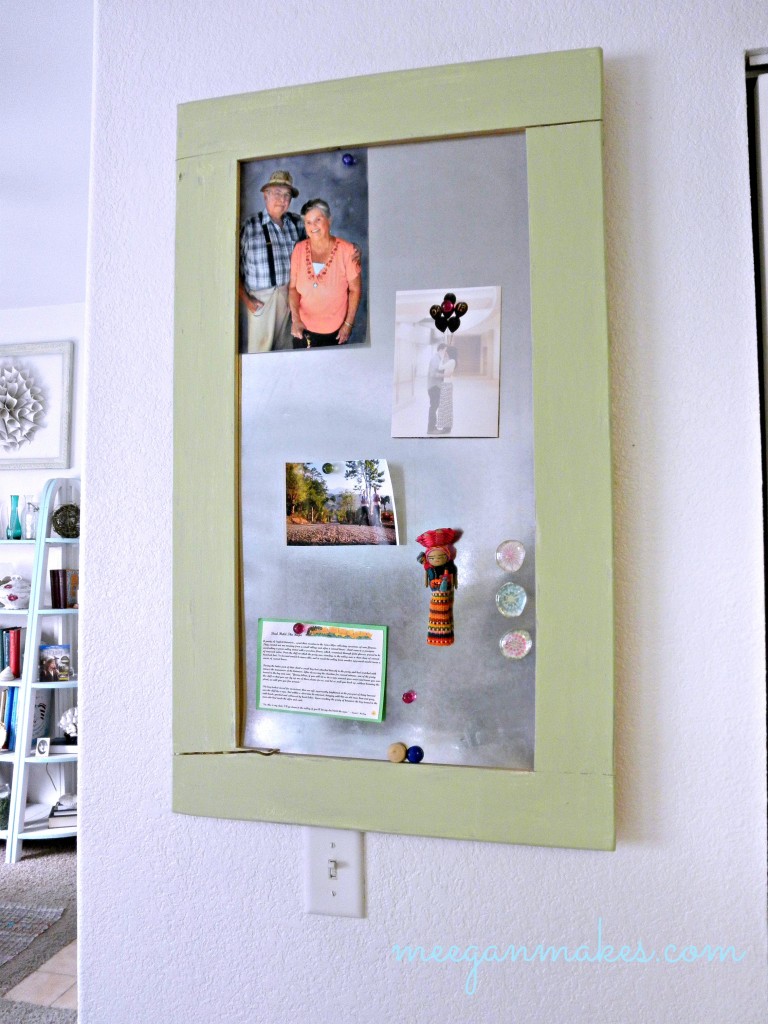 My DIY Book Page Magnetic Board