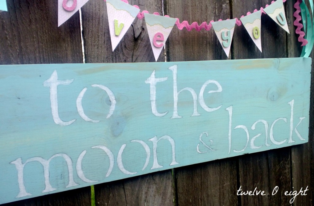 to the moon and back sign final