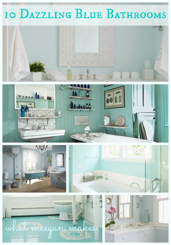 I've Got the Monday Blues with 10 Dazzling Blue Bathrooms