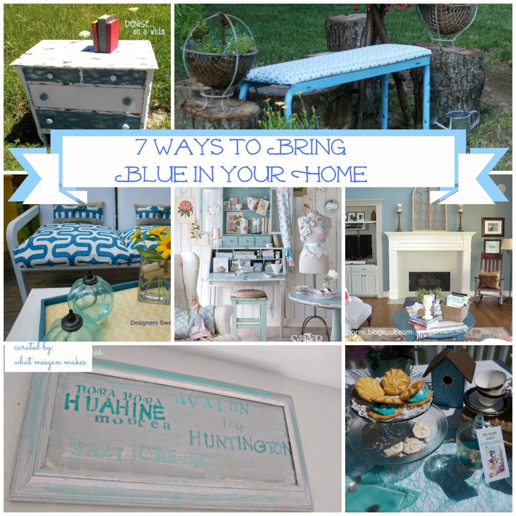 I've Got The Monday Blues with 7 Ways to Bring Blue In Your Home