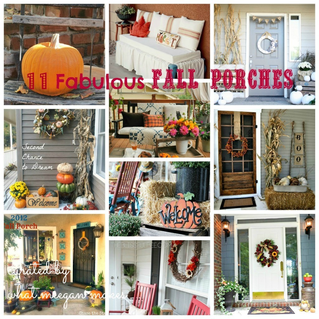 I've got the Monday Blues with Fall Porches