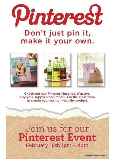 Feb Pinterest Projects Invite