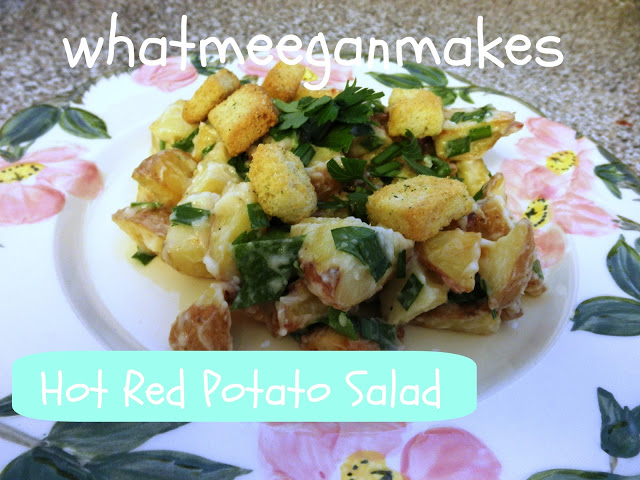 hot red potato salad