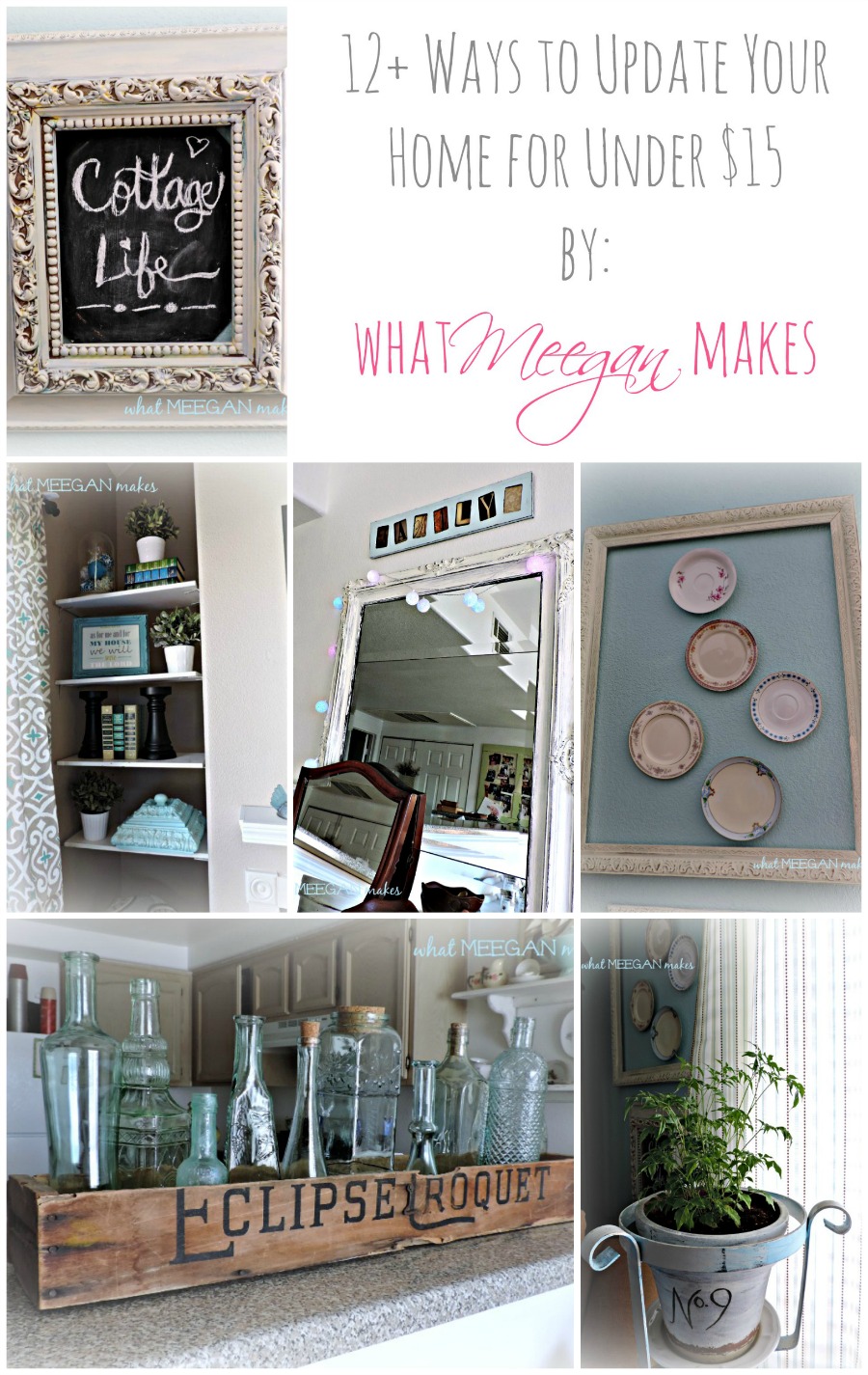 12+ Ways to Update Your Home for Under $15