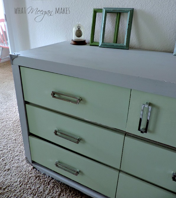 Thrifted Dresser Makeover Using Homemade Chalky Paint