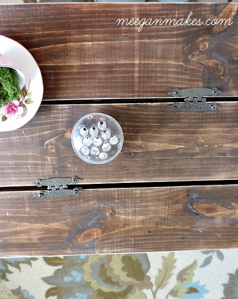 Coffee Table Top with Hinges