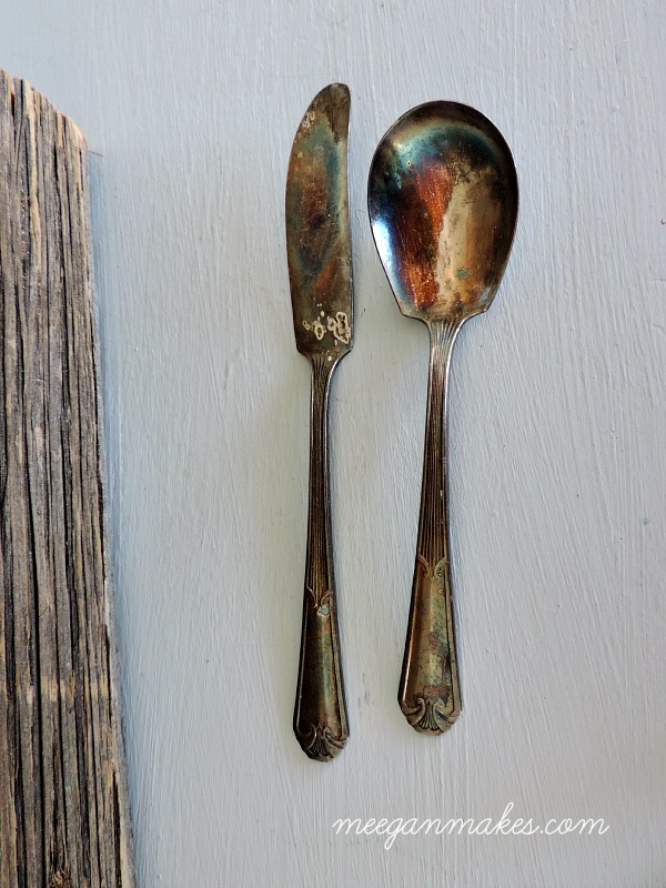 Vintage Butter Knife and Sugar Spoon