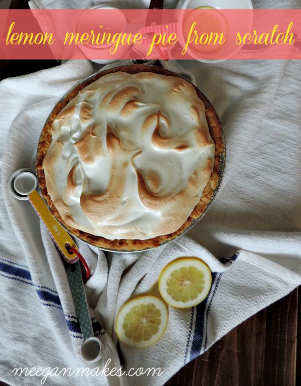 Lemon Meringue Pie from Scratch with meeganmakes
