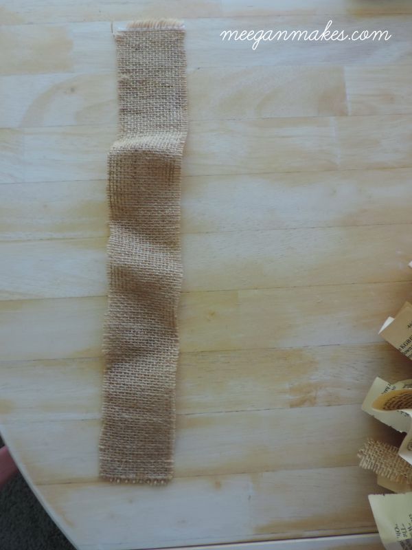How to Cut Burlap the EASY way