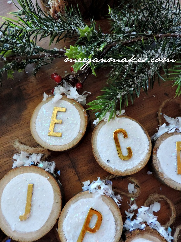 How To Make Wood Disk Ornaments
