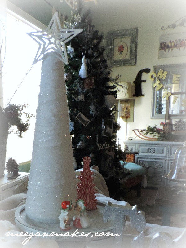 Yarn Wrapped Christmas Tree
