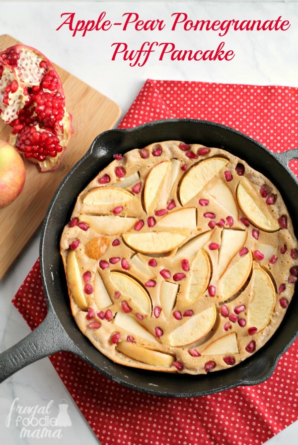 Apple-Pear-Pomegranate-Puff-Pancake-Titled