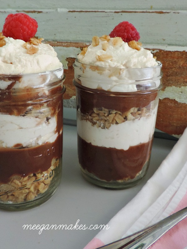 French Silk Parfaits made from scratch