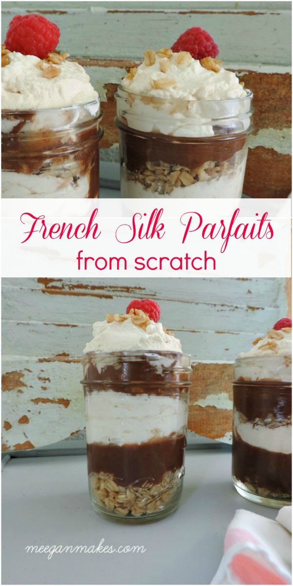 French Silk Parfaits from Scratch by meeganmakes.com