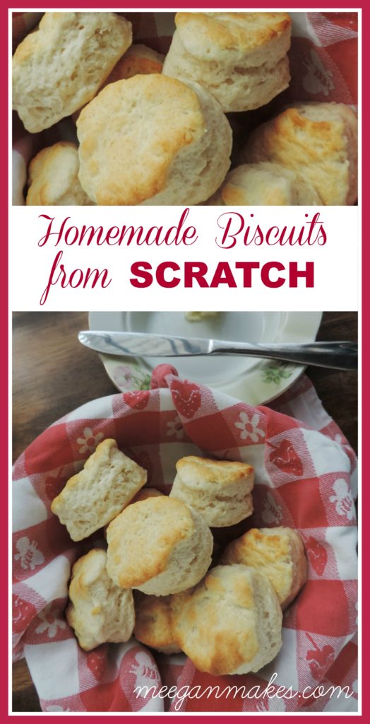 How To Make Homemade Biscuits From Scratch by meeganmakes.com