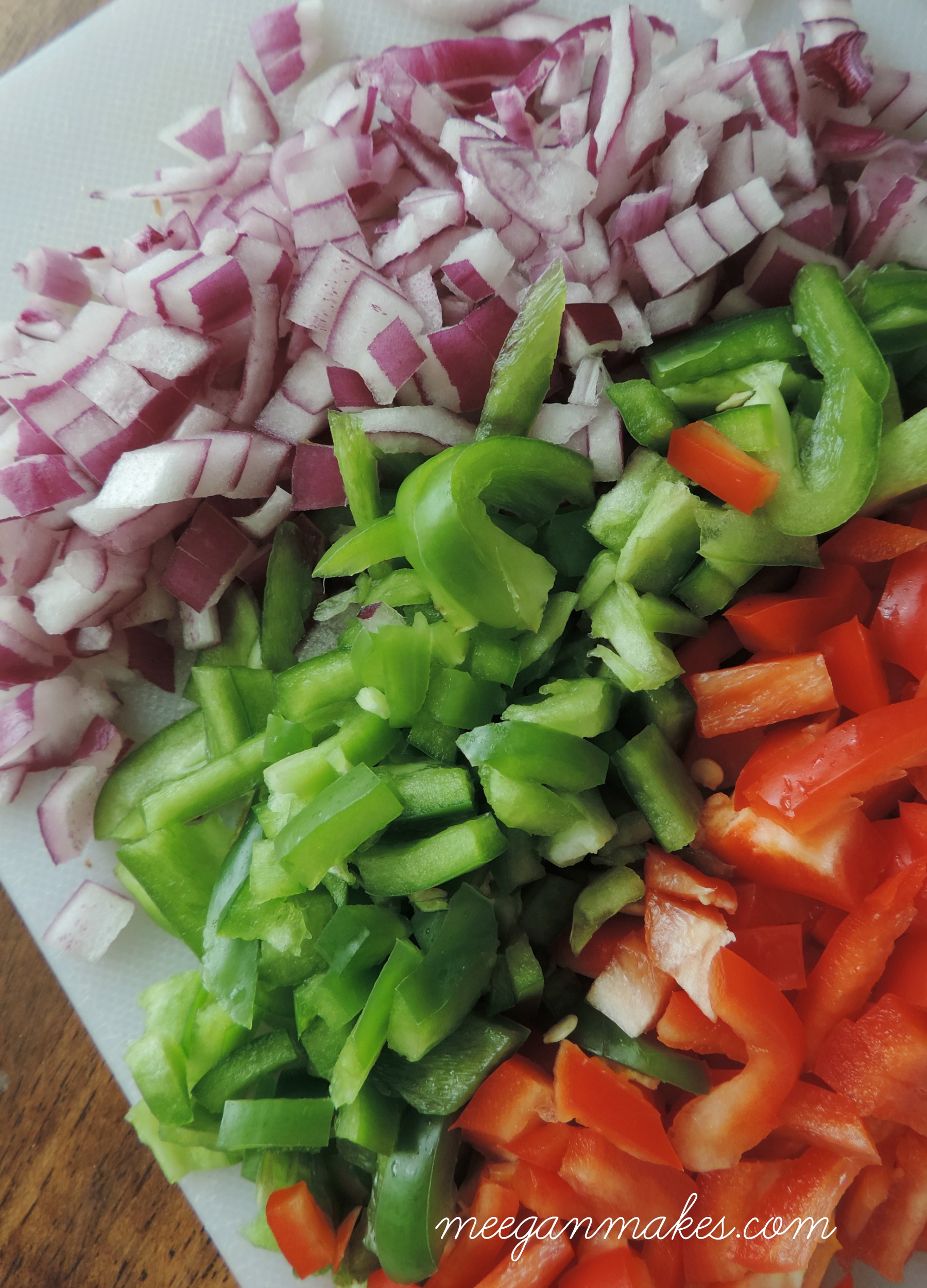 Veggies for Bow Tie Pasta Salad