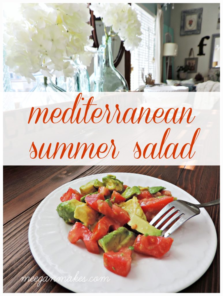 Mediterranean Summer Salad. This look so fresh and easy.