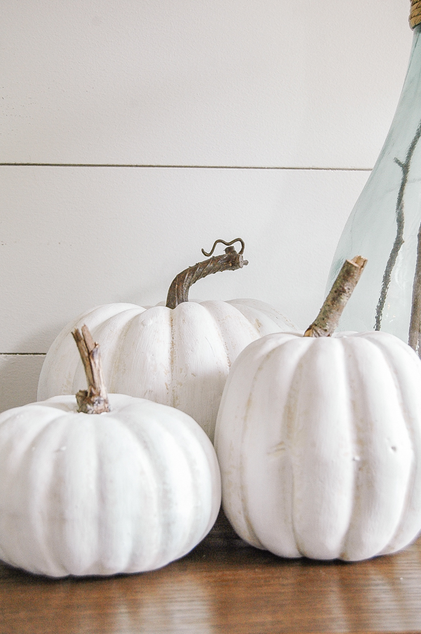 How to make faux pumpkins look real