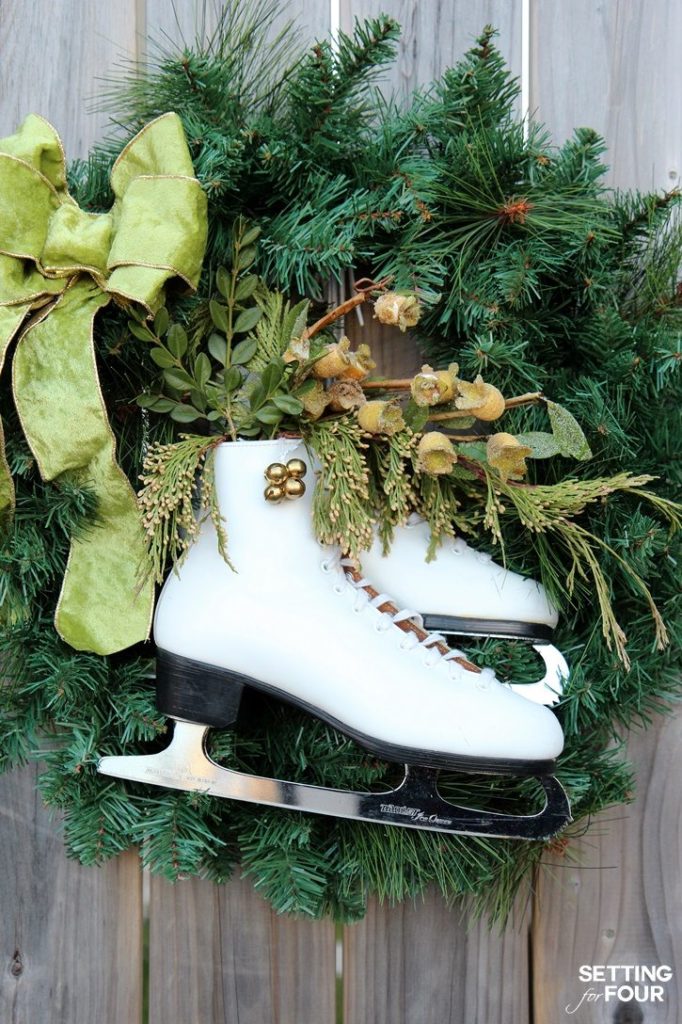 diy-ice-skate-wreath
