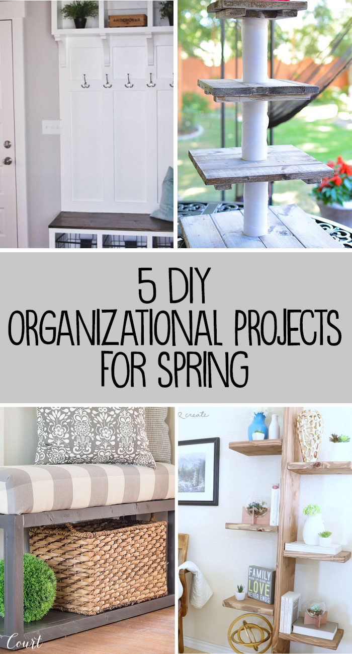 Five DIY Inspiring Organizational Projects For Spring - What Meegan Makes