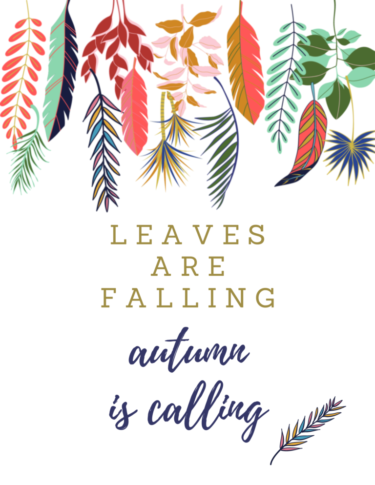 Free Autumn Printables for Decor or Gifts - What Meegan Makes