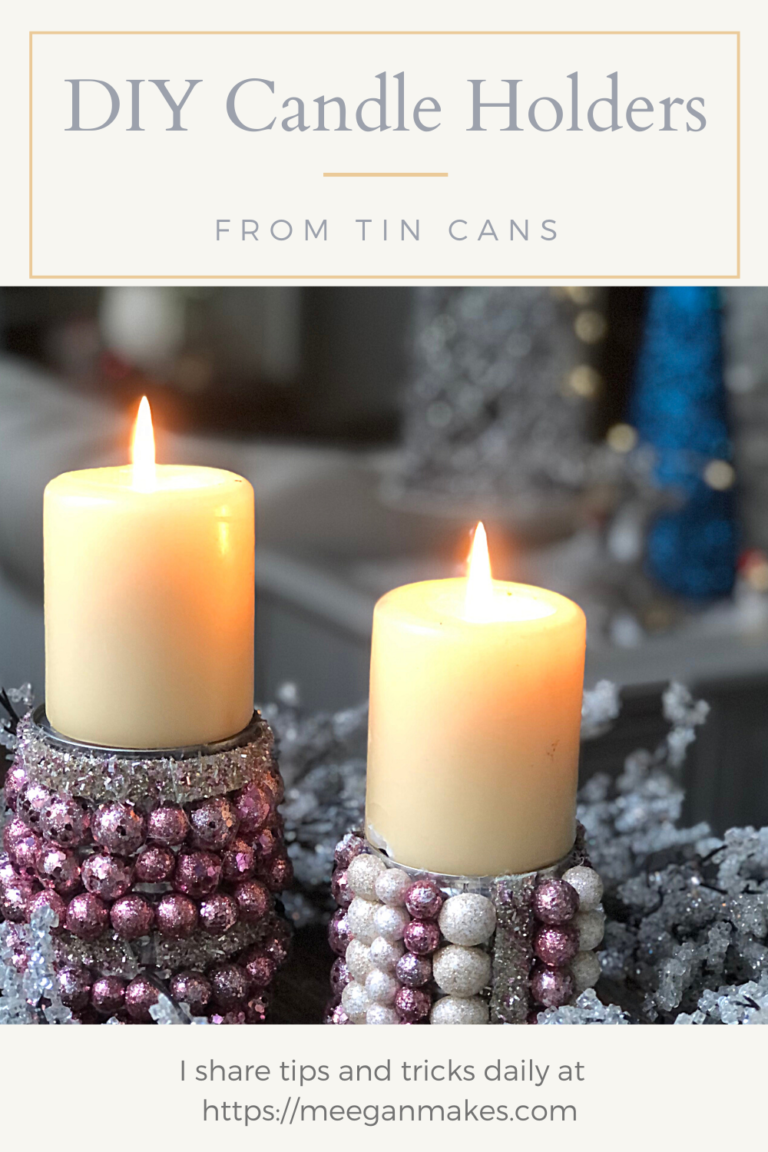 How To Make Recycled Tin Can Candle Holders What Meegan Makes