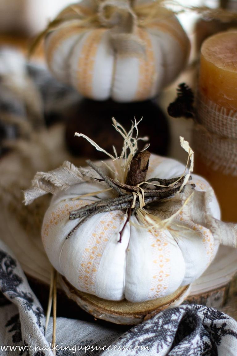 How To Decorate Pumpkins with Sea Shells and Driftwood - What Meegan Makes